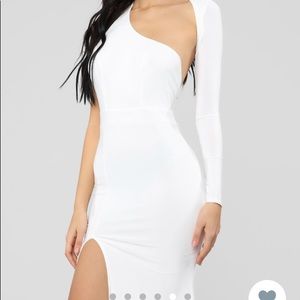 Feels like lust one shoulder dress